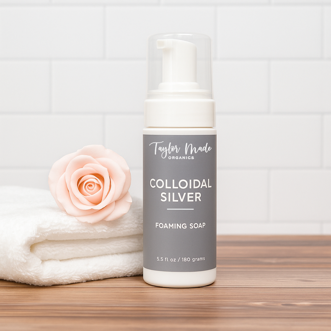 Colloidal Silver Foaming Cleanser – Face, Hand & Body Wash