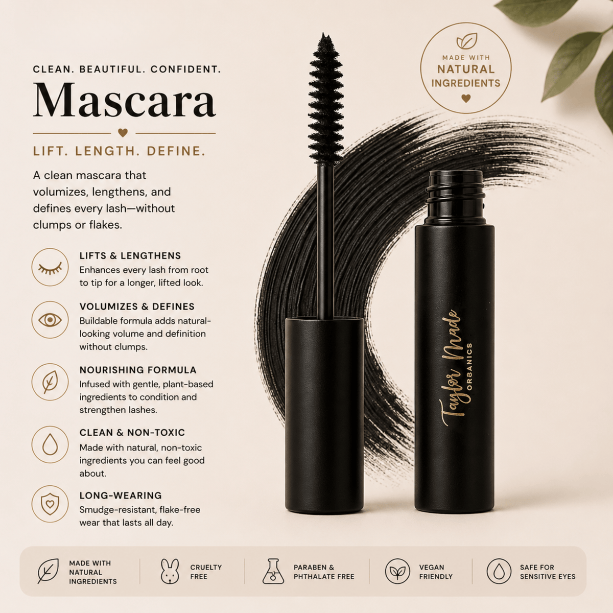 Lengthening Mascara – Clean, Buildable Definition