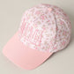 Fashion City hat ONE SIZE MAMA Embroidered Pink Floral Trucker Hat MAMA Embroidered Pink Floral Trucker Hat