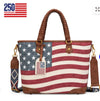 hope + joy collective American Flag Braided Concealed Carry Tote Bag - Jean American Flag Braided Concealed Carry Tote Bag - Jean