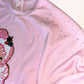 hope + joy collective apparel Pink Chenille Vintage Santa Crewneck Sweatshirt Pink Chenille Vintage Santa Crewneck Sweatshirt