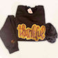 hope + joy collective apparel Thankful Crewneck with Maple Leaf Sleeve Detail Thankful Crewneck with Maple Leaf Sleeve Detail