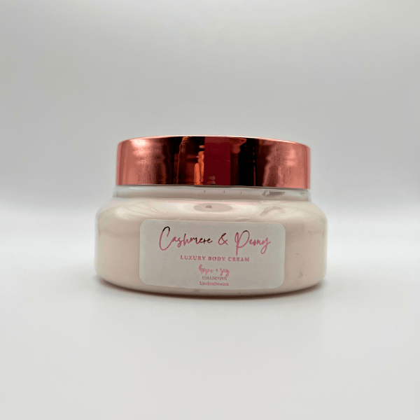 hope + joy collective beauty, cosmetics Cashmere & Peony HJC Luxury Body Cream HJC Luxury Body Cream