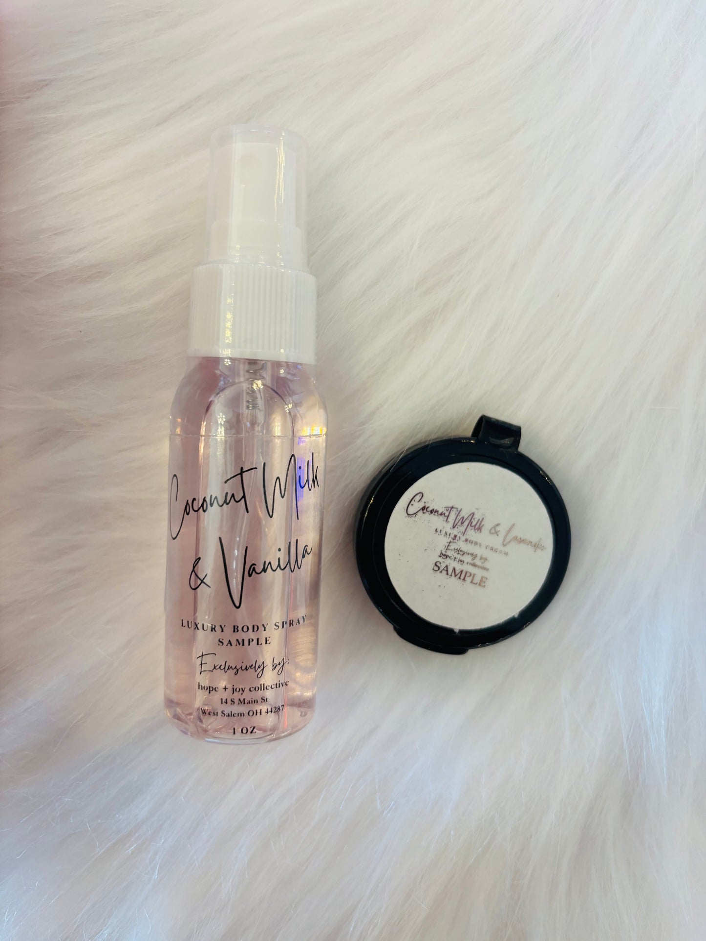 hope + joy collective beauty, cosmetics Coconut Milk & Lavender HJC Luxury Body Care Discovery Duo Set HJC Luxury Body Care Discovery Duo Set