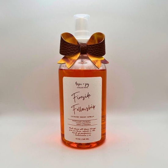 hope + joy collective beauty, cosmetics Fireside Fellowship HJC Luxury Body Spray
