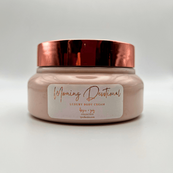 hope + joy collective beauty, cosmetics Morning Devotional HJC Luxury Body Cream HJC Luxury Body Cream