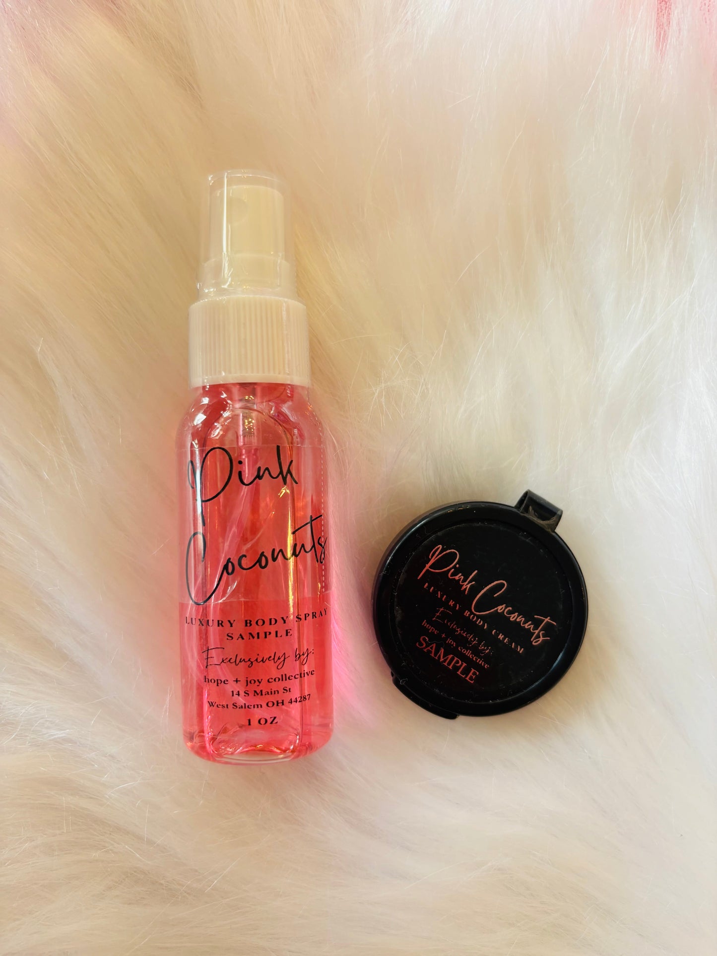 hope + joy collective beauty, cosmetics Pink Coconuts HJC Luxury Body Care Discovery Duo Set HJC Luxury Body Care Discovery Duo Set