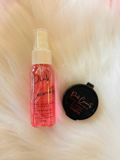 hope + joy collective beauty, cosmetics Pink Coconuts HJC Luxury Body Care Discovery Duo Set HJC Luxury Body Care Discovery Duo Set