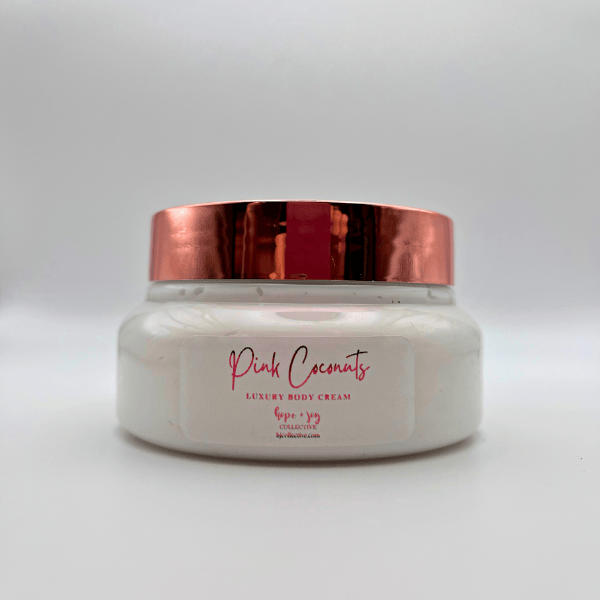 hope + joy collective beauty, cosmetics Pink Coconuts HJC Luxury Body Cream HJC Luxury Body Cream