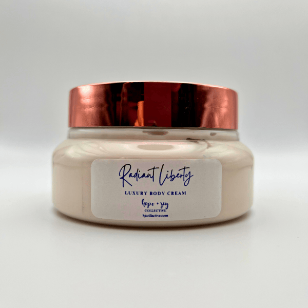 hope + joy collective beauty, cosmetics Radiant Liberty HJC Luxury Body Cream HJC Luxury Body Cream