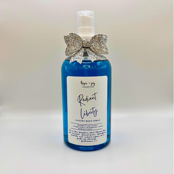 hope + joy collective beauty, cosmetics Radiant Liberty HJC Luxury Body Spray HJC Luxury Body Spray