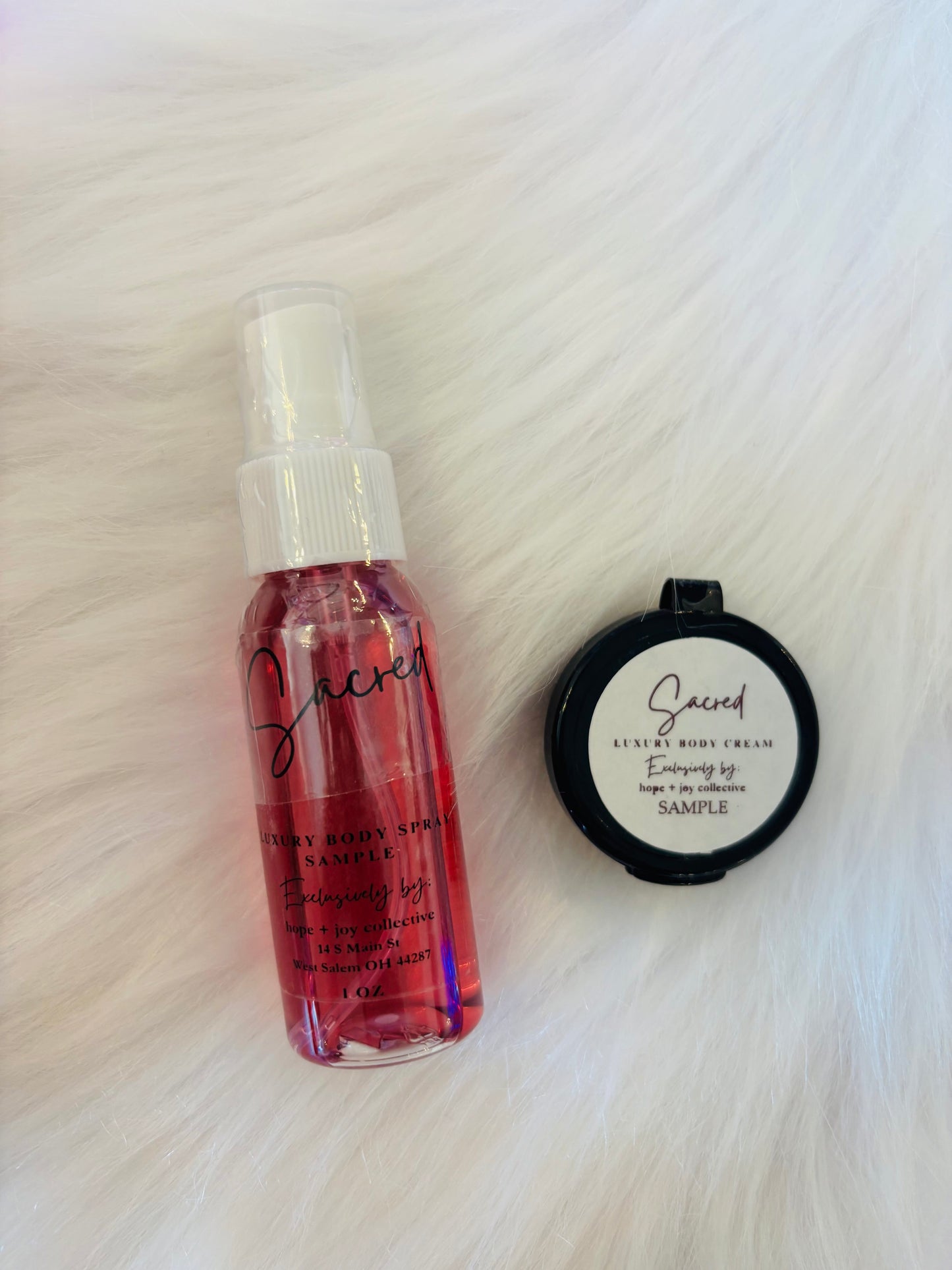 hope + joy collective beauty, cosmetics Sacred HJC Luxury Body Care Discovery Duo Set HJC Luxury Body Care Discovery Duo Set