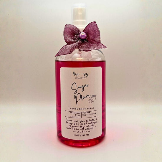 hope + joy collective beauty, cosmetics Sugar Plum HJC Luxury Body Spray HJC Luxury Body Spray