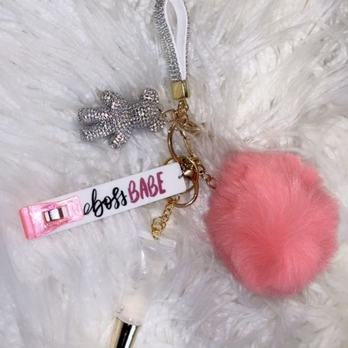 hope + joy collective Boss Babe ATM Grip Keychain