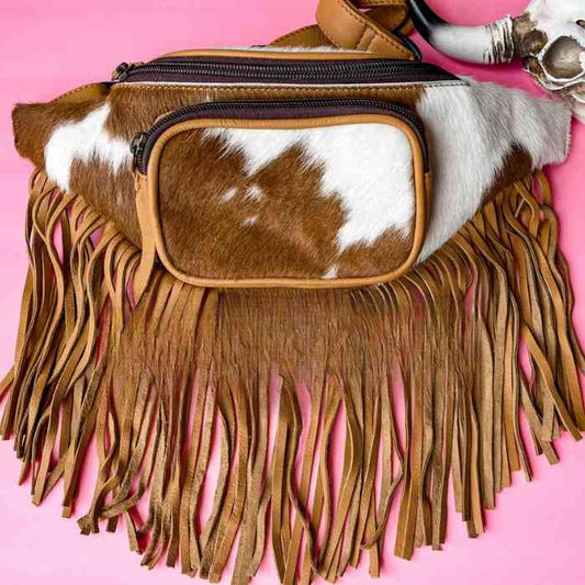 hope + joy collective Brown Cowhide Fanny Pack