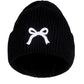 hope + joy collective COQUETTE BOW EMBROIDERED CUFF BEANIE COQUETTE BOW EMBROIDERED CUFF BEANIE