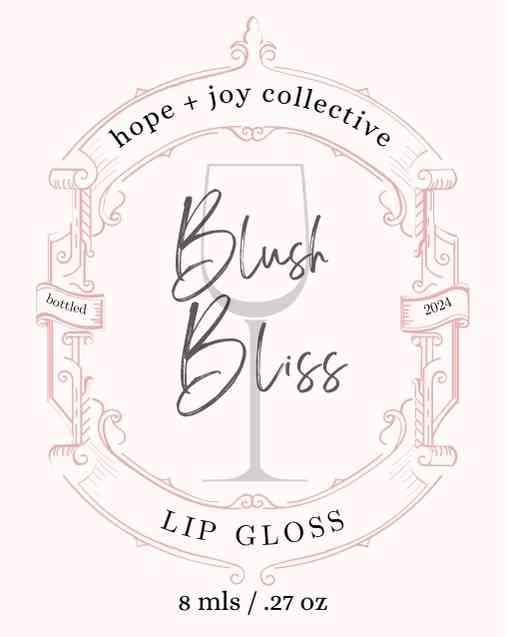 hope + joy collective cosmetics Blush Bliss Flavor HJC Beverage Inspired Lip Glosses