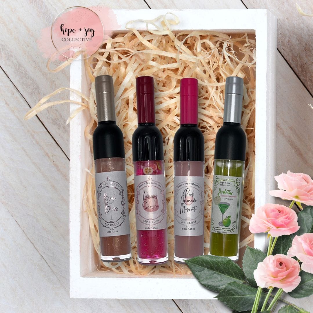 hope + joy collective cosmetics HJC Beverage Inspired Lip Glosses