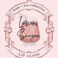 hope + joy collective cosmetics Luscious Sangria Flavor HJC Beverage Inspired Lip Glosses