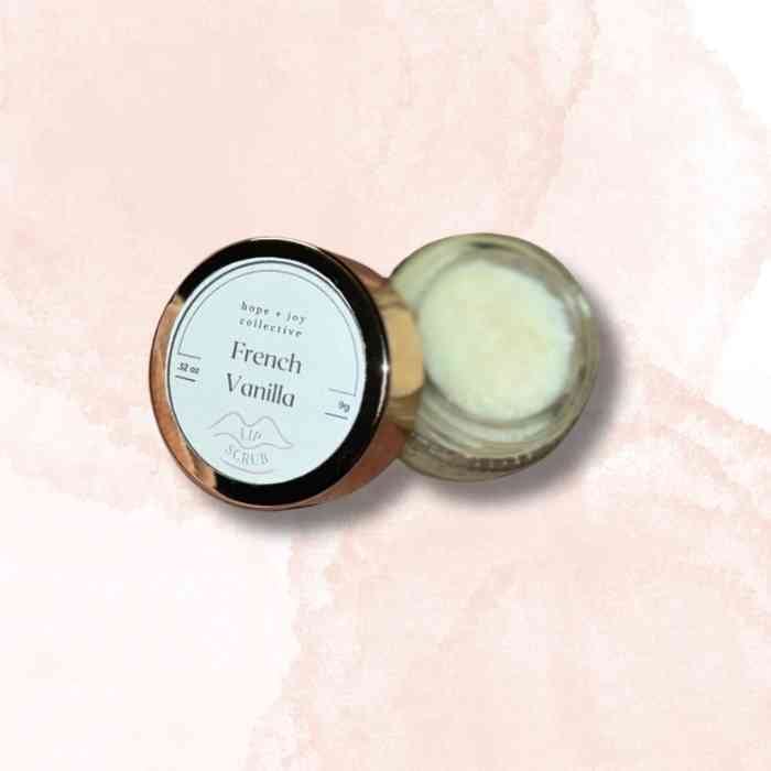 hope + joy collective French Vanilla Lip Scrub