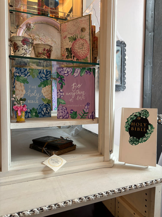 hope + joy collective Hand Painted Bibles by Nicole Brown Hand Painted Bibles by Nicole Brown