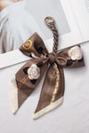 hope + joy collective Handmade Silky Scarf Bag Charm or Keychain Handmade Silky Scarf Bag Charm or Keychain
