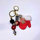 hope + joy collective keychain Christmas Mitten with Lip Gloss Keychain Christmas Mitten with Lip Gloss Keychain