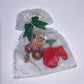 hope + joy collective keychain Christmas Mitten with Lip Gloss Keychain Christmas Mitten with Lip Gloss Keychain