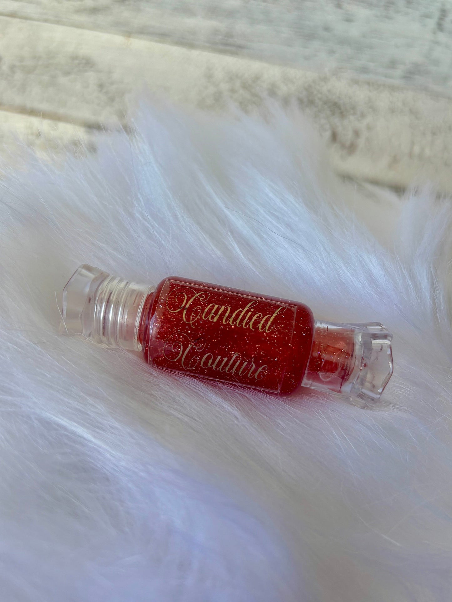 hope + joy collective lip gloss, beauty Candied Couture Sparkling Lip Gloss Candied Couture Sparkling Lip Gloss | Sheer Red & Holographic Sparkle