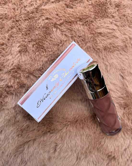 hope + joy collective lip gloss, beauty, cosmetics Heavenly Chocolate Lip Gloss - Neutral Brown Christian Beauty - nourishing lip treatment Heavenly Chocolate Lip Gloss - Neutral Brown Christian Beauty - nourishing lip treatment