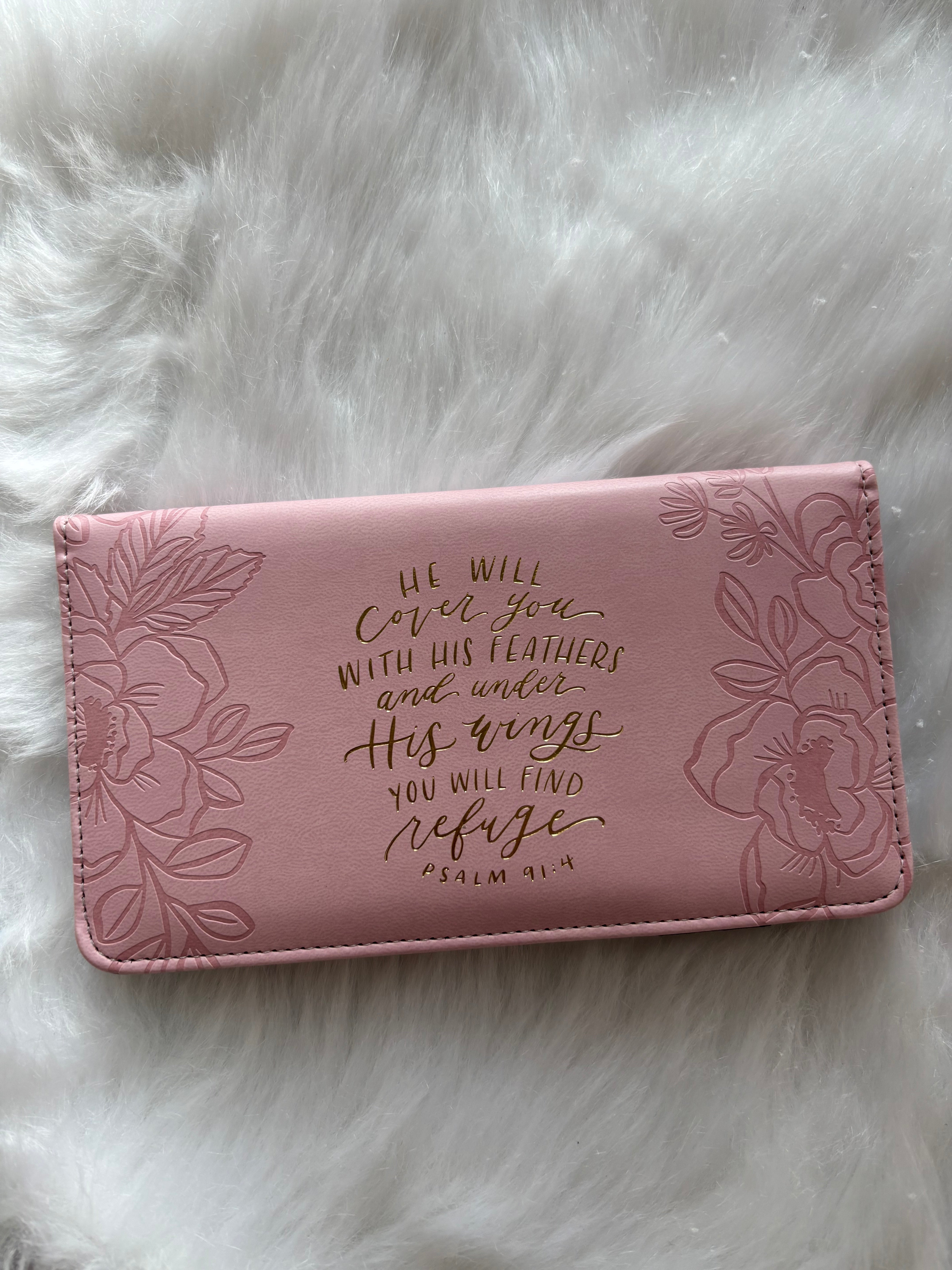 hope + joy collective Psalm 91:4 Wallet Psalm 91:4 Wallet