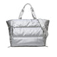hope + joy collective Puffy Quilted Waterproof Travel Tote Bag Puffy Quilted Waterproof Travel Tote Bag