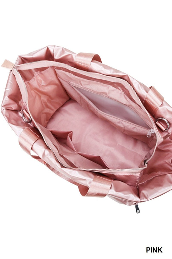 hope + joy collective Puffy Quilted Waterproof Travel Tote Bag Puffy Quilted Waterproof Travel Tote Bag