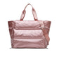 hope + joy collective Puffy Quilted Waterproof Travel Tote Bag Puffy Quilted Waterproof Travel Tote Bag