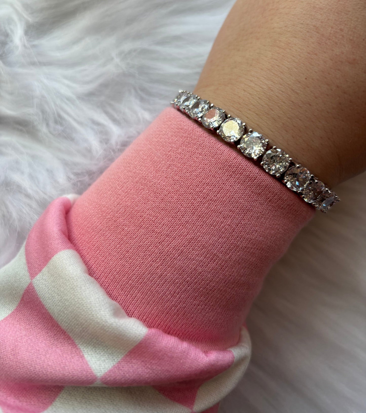 hope + joy collective Silver The Radiance Tennis Bracelet The Radiance Tennis Bracelet