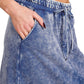 hope + joy collective Skirt French Terry Acid-Washed Knit Skirt French Terry Acid-Washed Knit Skirt