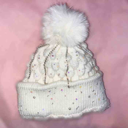hope + joy collective Snow Glam Plush Lined Beanie