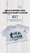 hope + joy collective T-Shirt He Can Heal Cancer T-Shirt He Can Heal Cancer T-Shirt