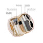 hope + joy collective Vegan Leather Checkered Make-up Bag Vegan Leather Checkered Make-up Bag