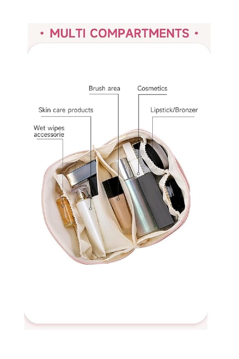 hope + joy collective Vegan Leather Checkered Make-up Bag Vegan Leather Checkered Make-up Bag