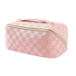hope + joy collective Vegan Leather Checkered Make-up Bag Vegan Leather Checkered Make-up Bag