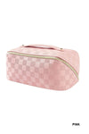 hope + joy collective Vegan Leather Checkered Make-up Bag Vegan Leather Checkered Make-up Bag