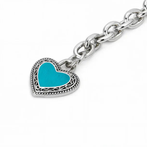 hope + joy collective Wrangler Western Heart Cowhide Bag Charm Wrangler Western Heart Cowhide Bag Charm