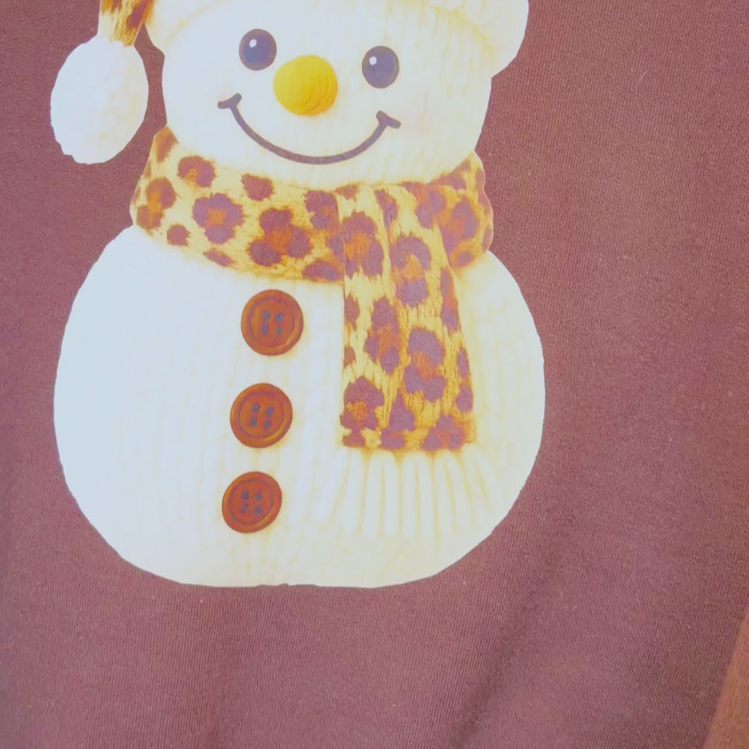 Cozy Chic Ambassador Snowman Sweatshirt