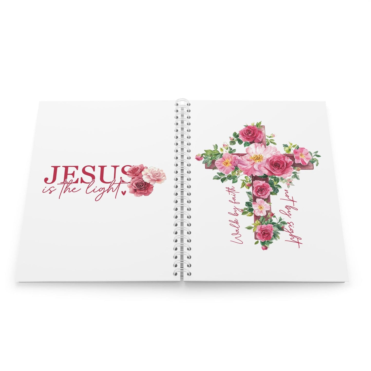 Printify Paper products One Size Jesus Is the Light Inspirational Journal Jesus Is the Light Inspirational Journal
