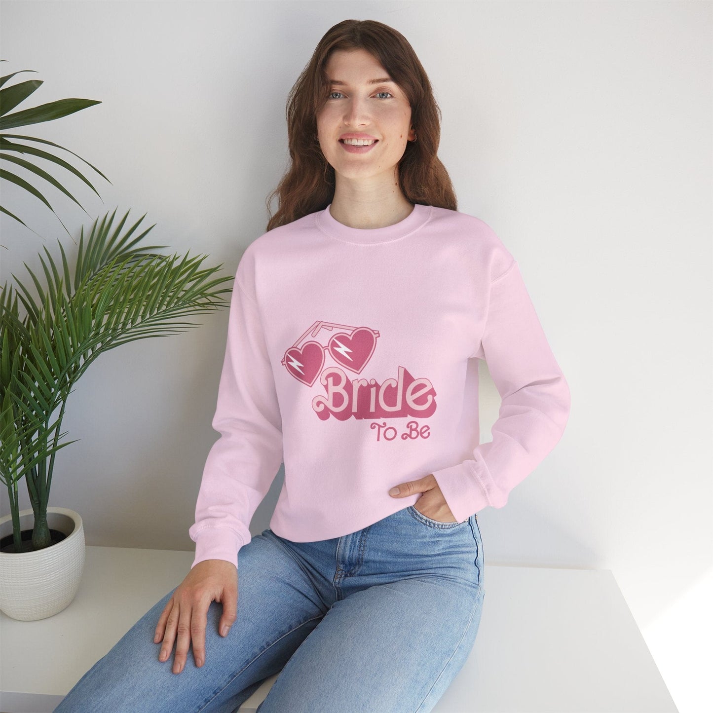 Printify Sweatshirt Bride to Be Retro Crewneck Bride to Be Retro Crewneck