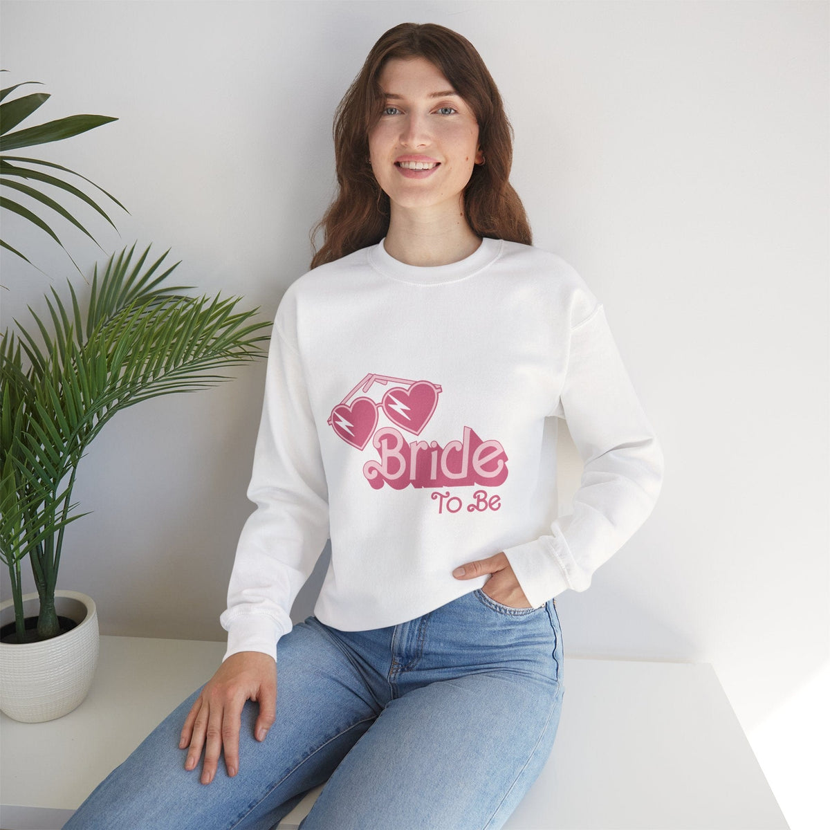 Printify Sweatshirt Bride to Be Retro Crewneck Bride to Be Retro Crewneck
