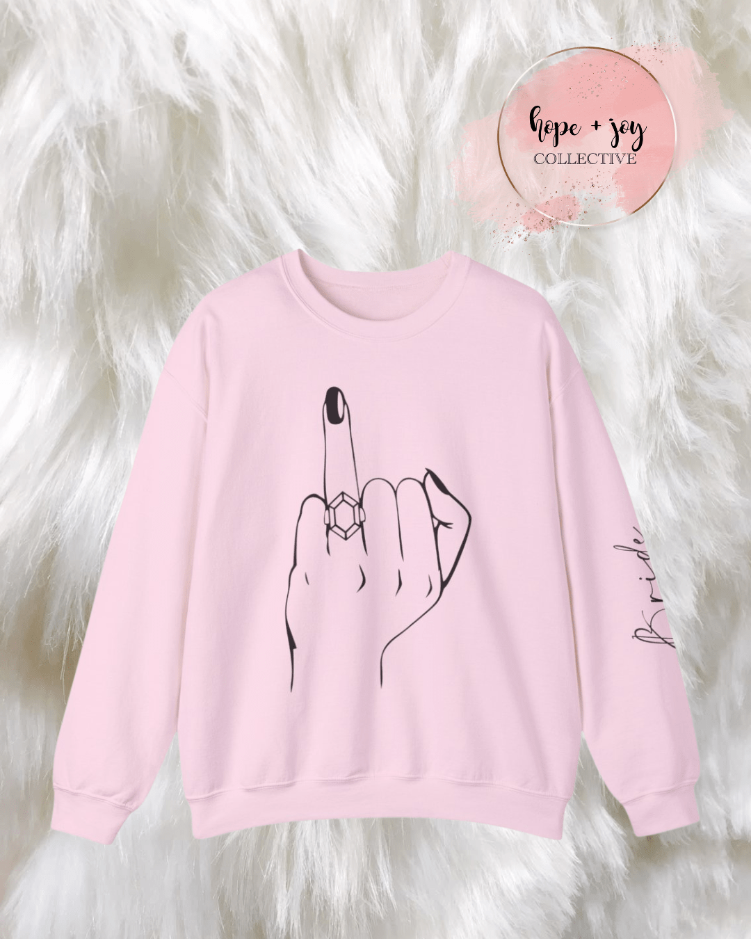 Printify Sweatshirt Engagement | Bride Crewneck Sweatshirt Engagement | Bride Crewneck Sweatshirt