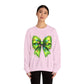 Printify Sweatshirt Grinch Coquette Crewneck Sweatshirt Grinch Coquette Crewneck Sweatshirt