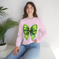 Printify Sweatshirt Grinch Coquette Crewneck Sweatshirt Grinch Coquette Crewneck Sweatshirt
